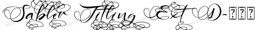 Sabler Titling Ext D字体转换